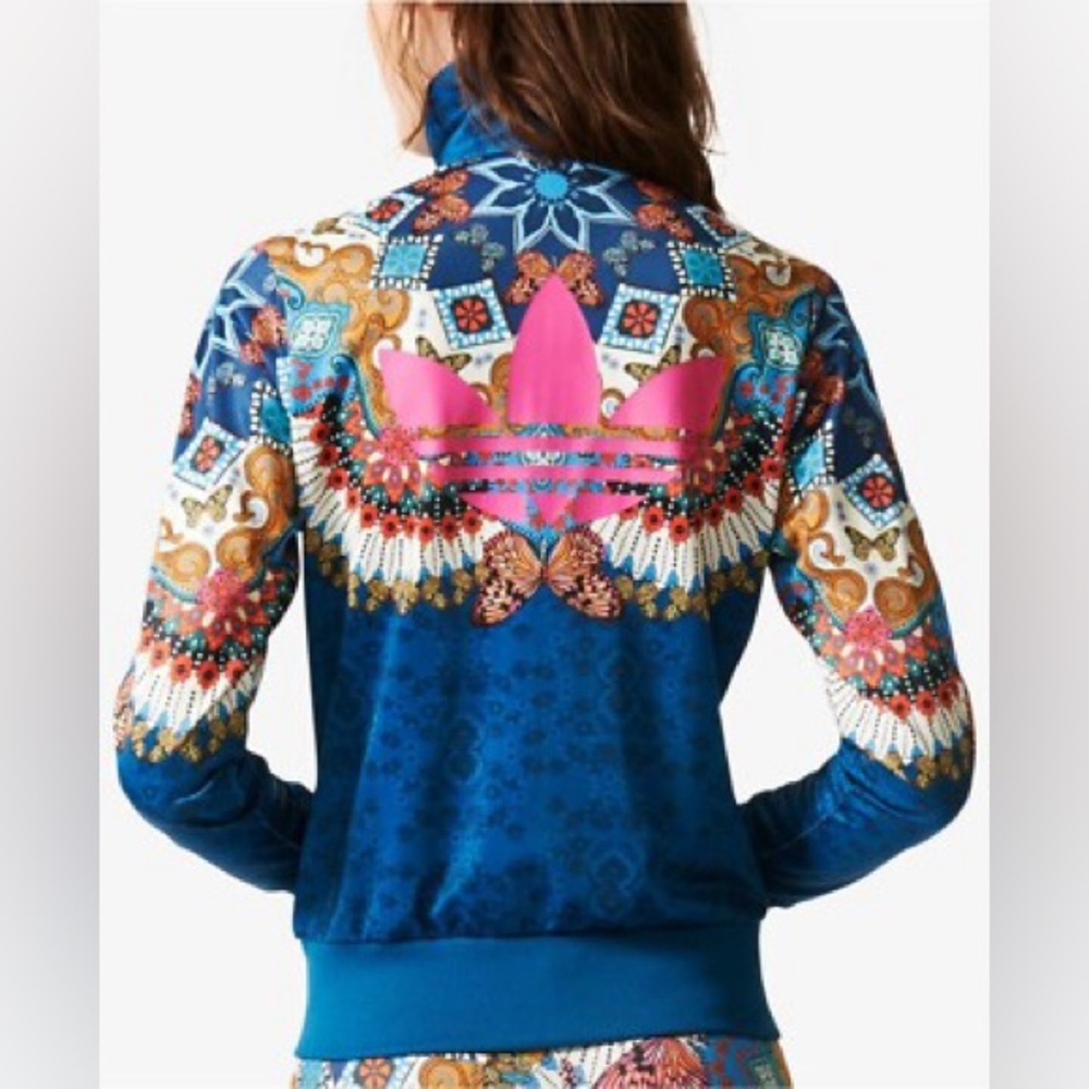 FARM RIO X ADIDAS • Borbomix Jacket in Butterfly - Picture 5 of 11